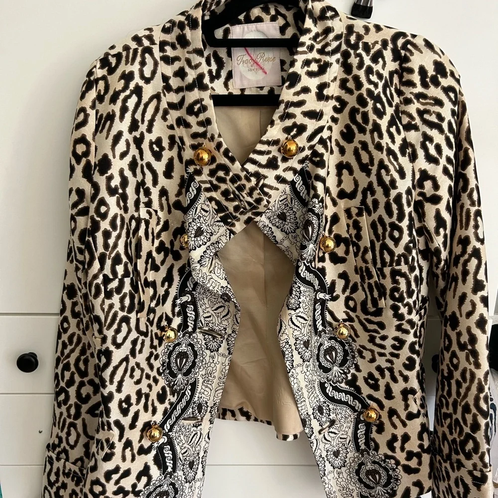 Anthropologie Leopard Print Jacket - Picture 3 of 6